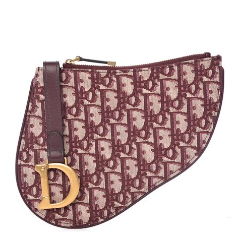 Saddle Dior Oblique clutch 